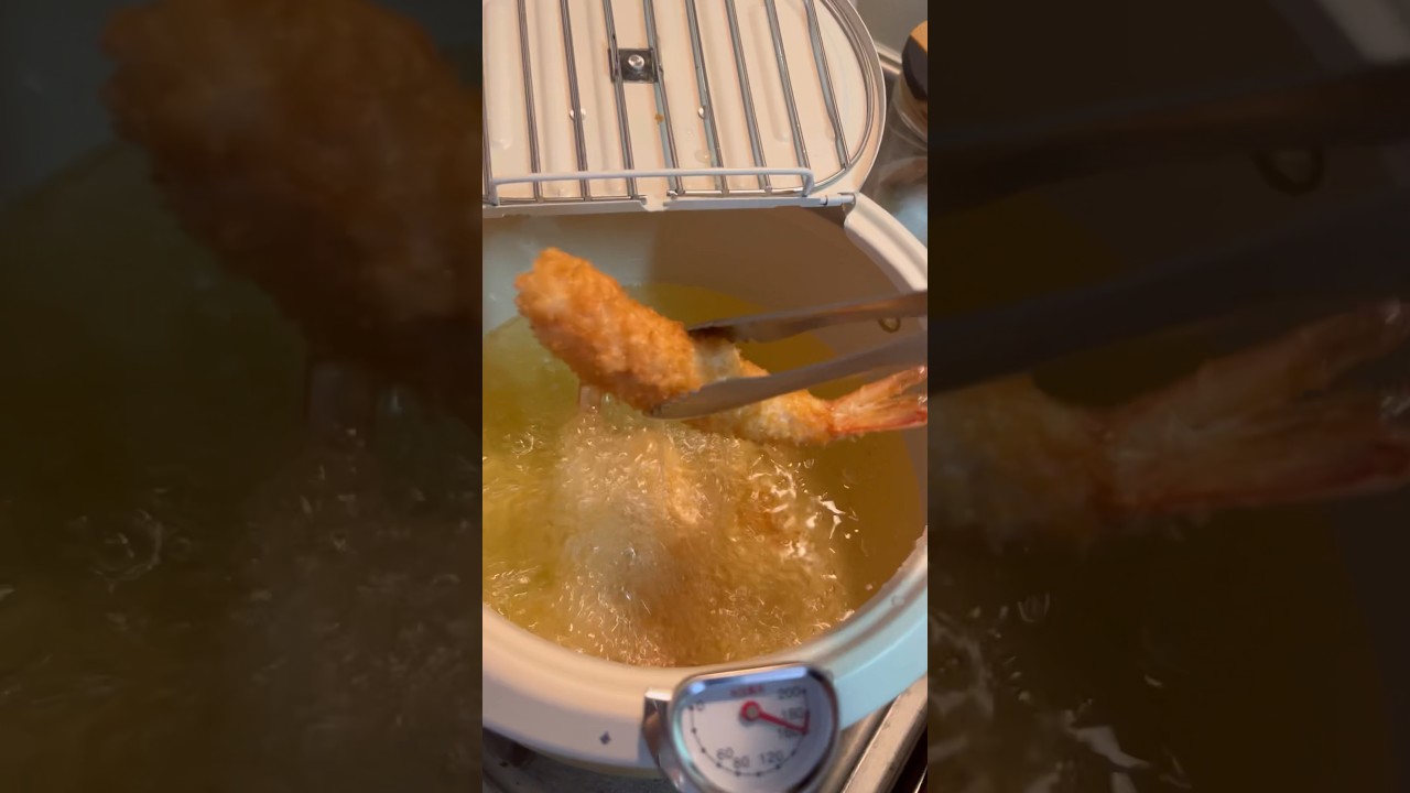 Camar&atilde;o empanado na Panko #shorts #receitas #camar&atilde;o #food