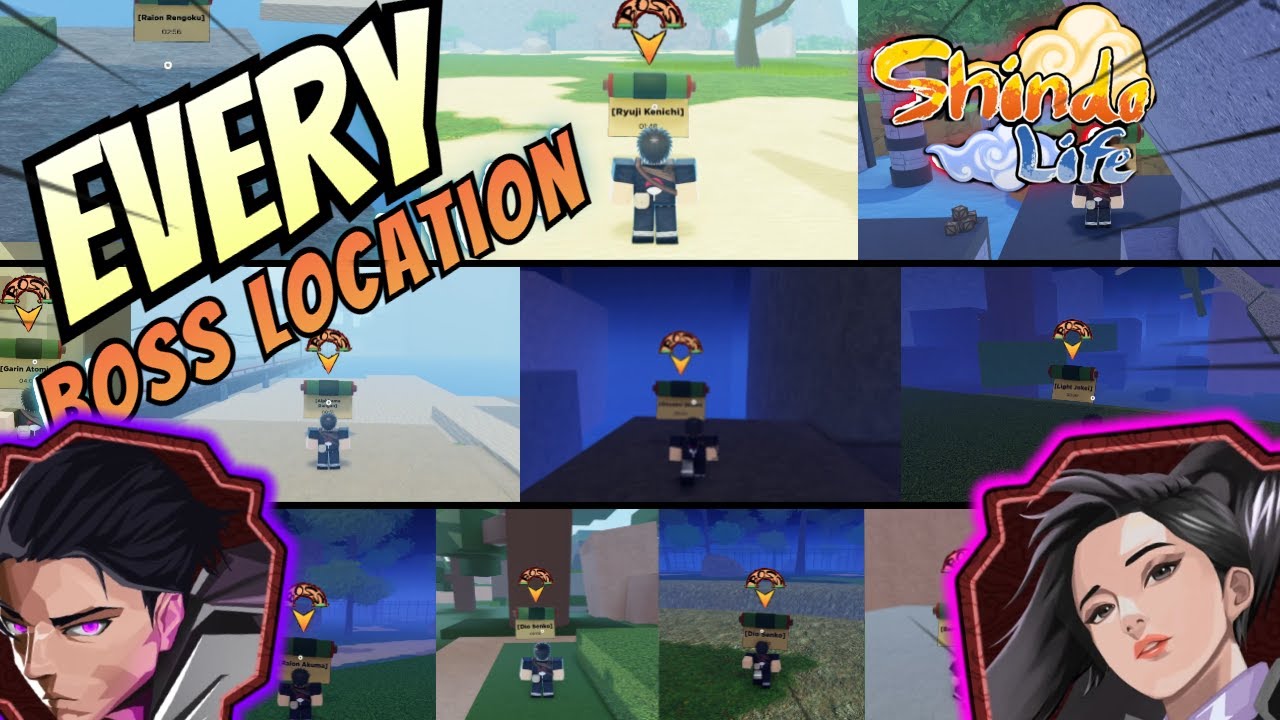 Every Boss Location in Shindo Life