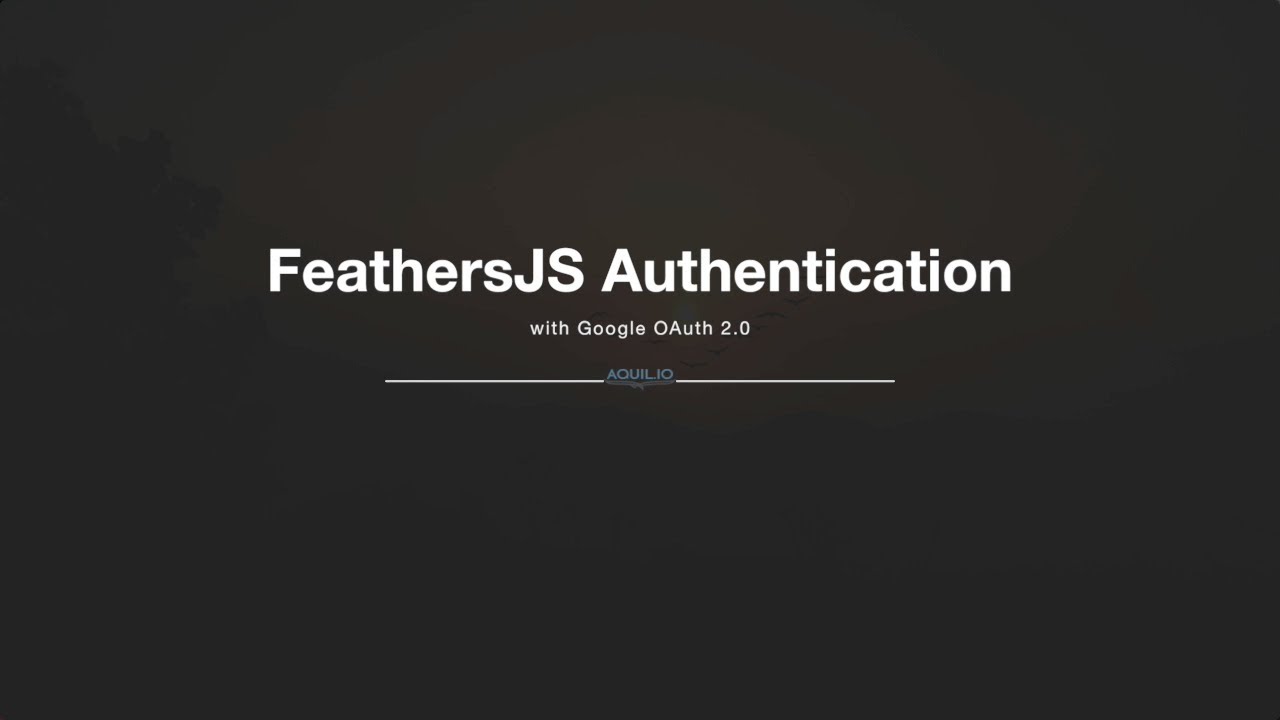 FeathersJS and Google OAuth 2.0