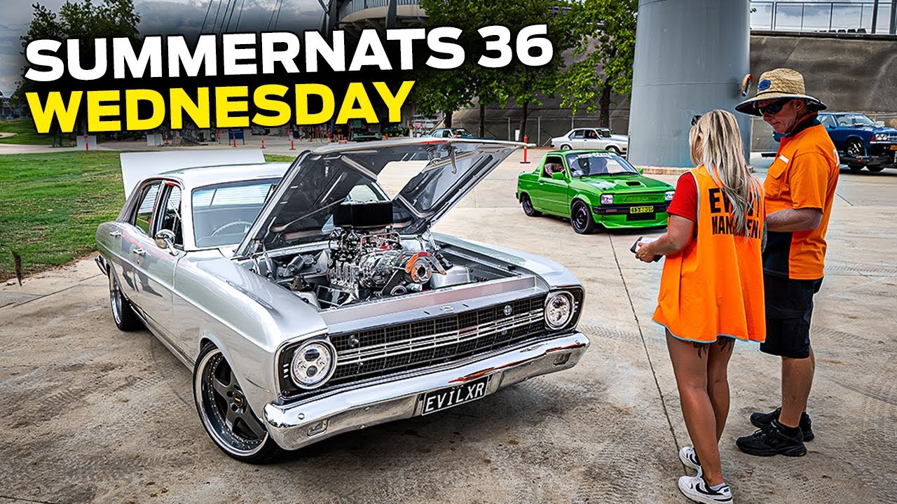 Summernats 36 Wednesday - Scrutineering & Camping Kicks Off