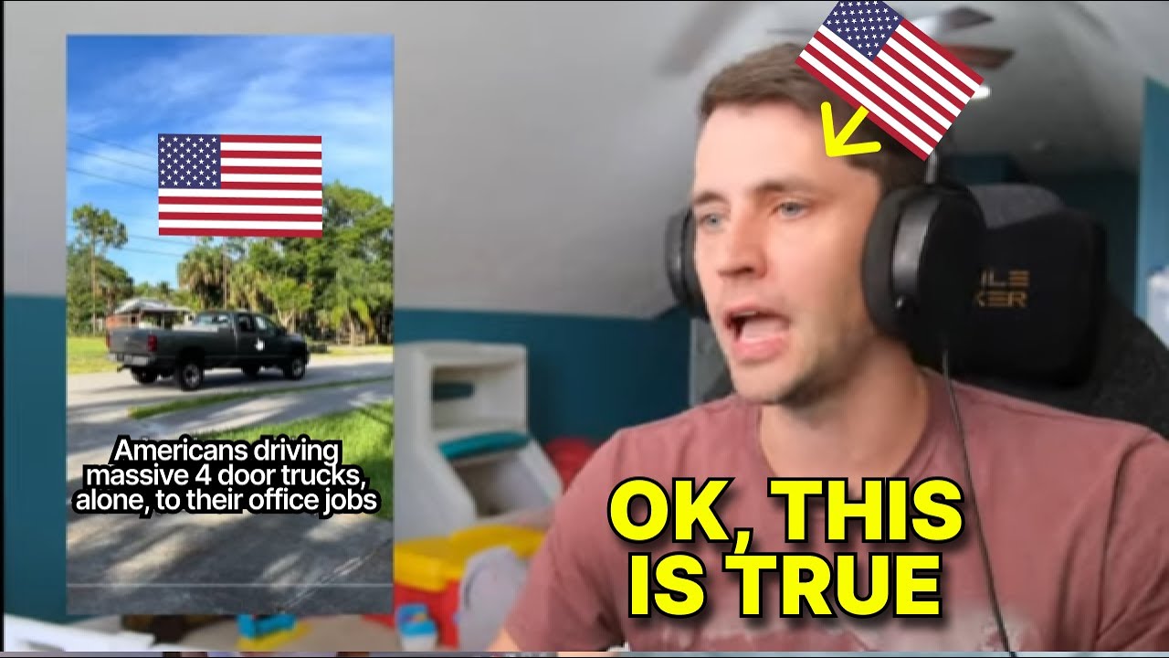 Американская реакция на видео в TikTok на тему 