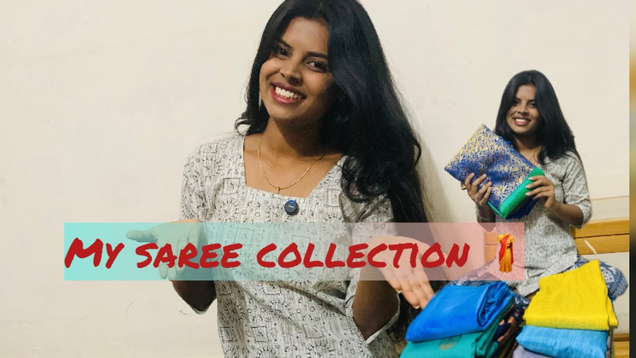 My saree’s collection 🥻| Akhilavlogs | #sareecollection 