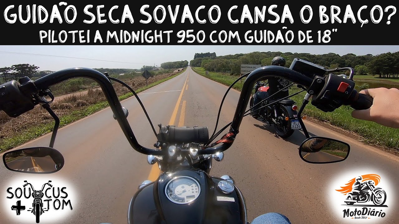 Pilotei a Midnight 950 com guid&atilde;o Seca Sovaco de 18