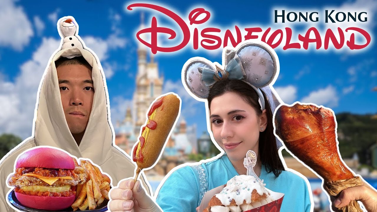 MANGIO A DISNEYLAND HONGKONG (primo parco con Frozenland❄️🎢
