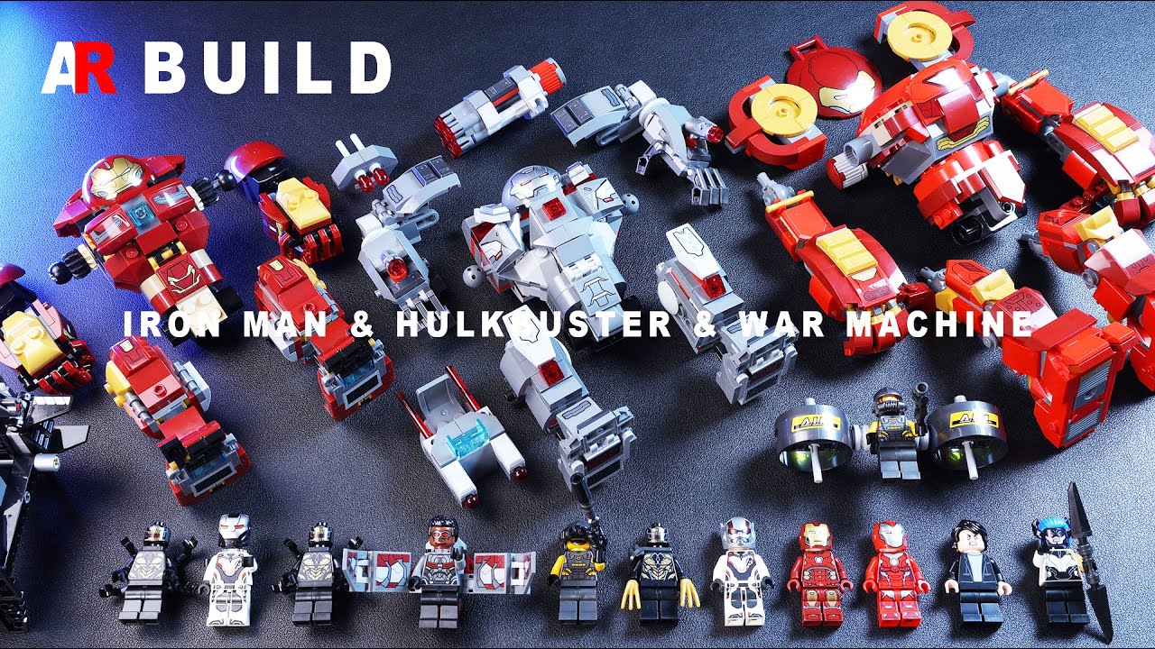 LEGO Speed Build! - Iron Man | Hulkbuster | | War Machine Buster |  ASMR