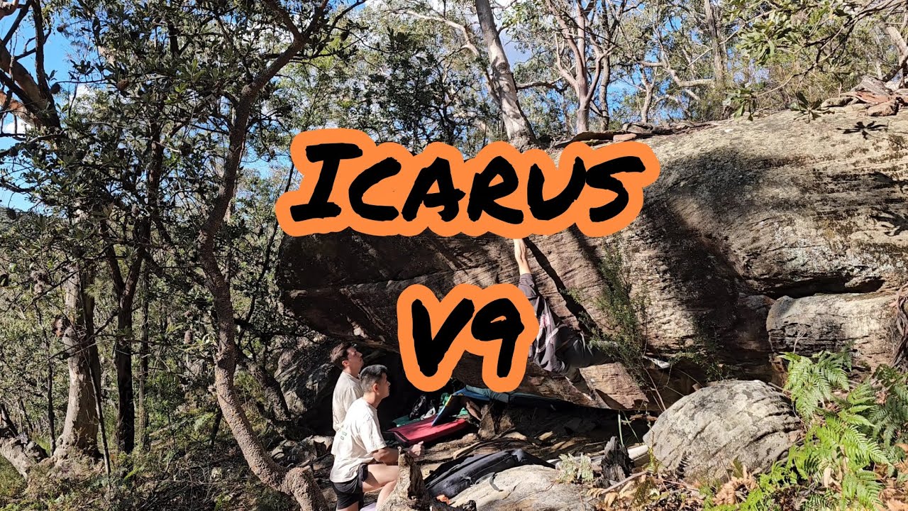 Icarus V9 | Belrose | Sydney Bouldering