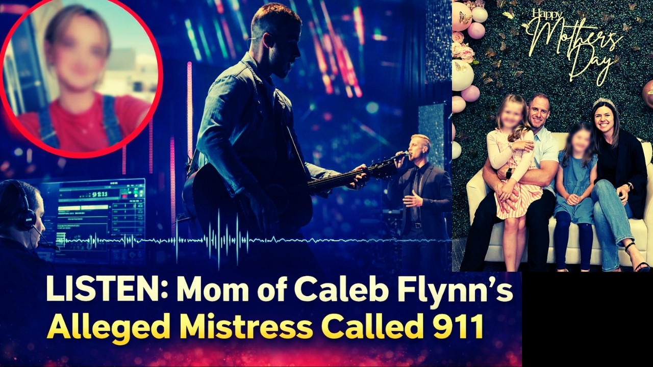 New 2/20/26 911 call: Mother of Caleb Flynn's alleged church mistress calls cops. Man, woman at door