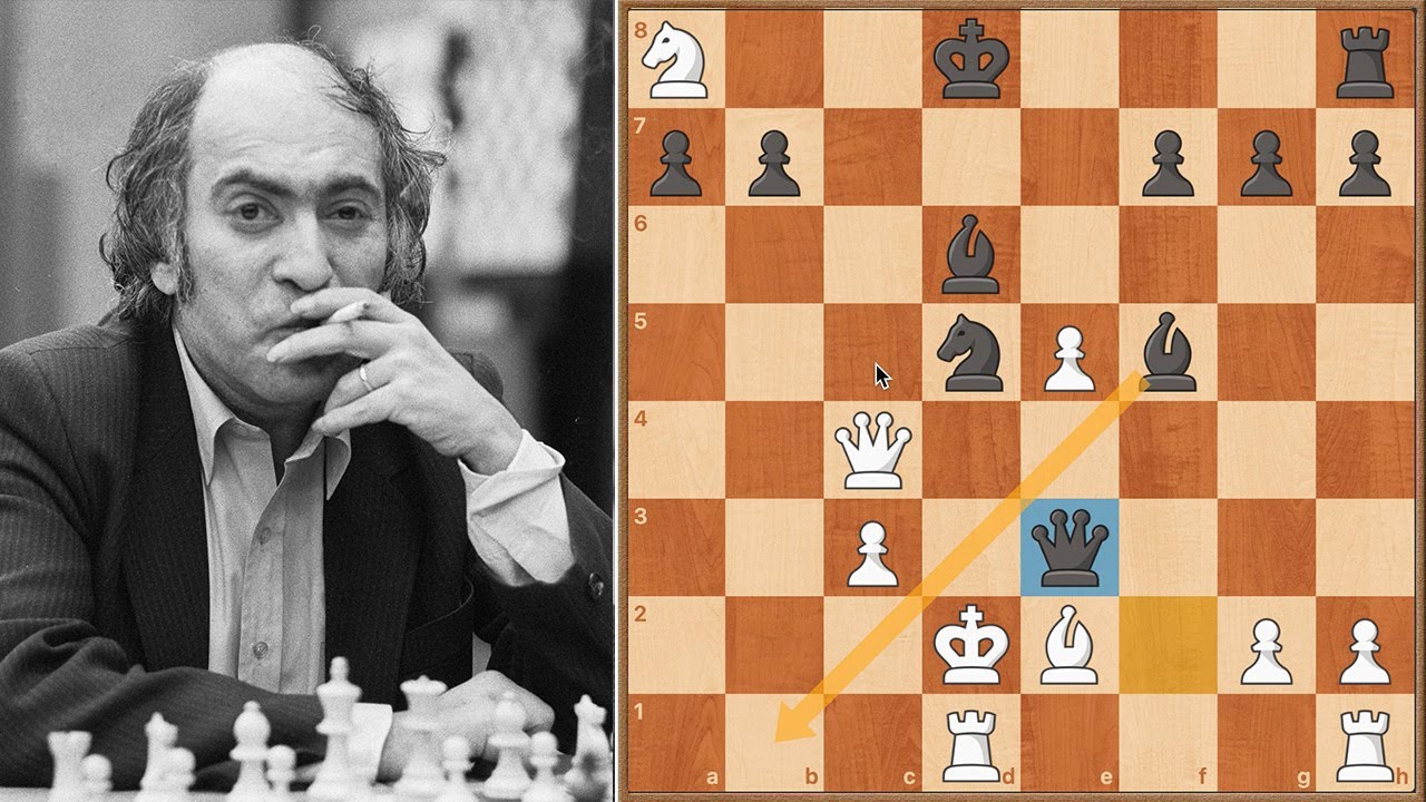 ⚠️ Mikhail Tal al BORDE del DESASTRE en Ajedrez vs Donner (1973) ¿Cómo DEMONIOS ganó esta partida?
