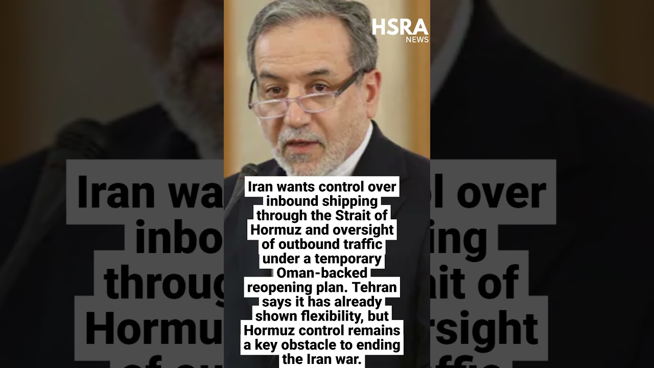 Iran Demands Control of Strait of Hormuz &mdash; Reopening Deal Hits Major Roadblock #shorts #news #iran