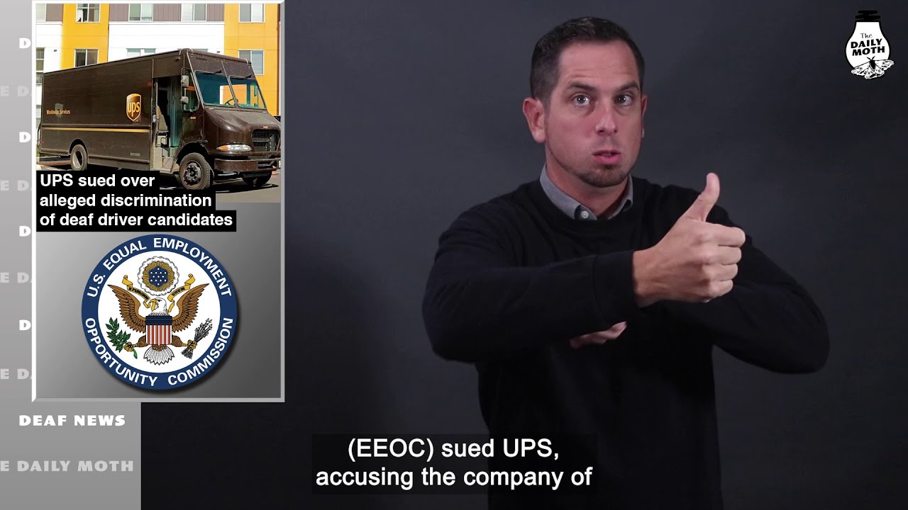 UPS sued over alleged discrimination of deaf driver candidates