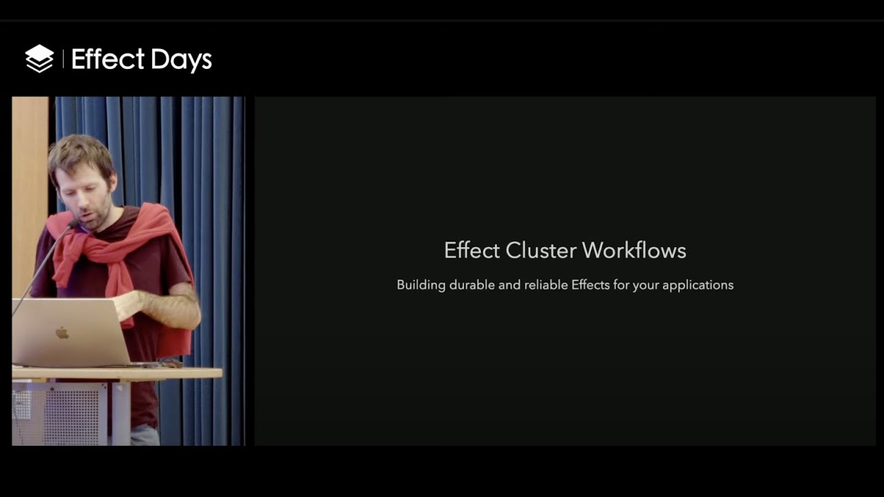 Durable Workflows with Effect Cluster by Mattia Manzati (Effect Days 2024)