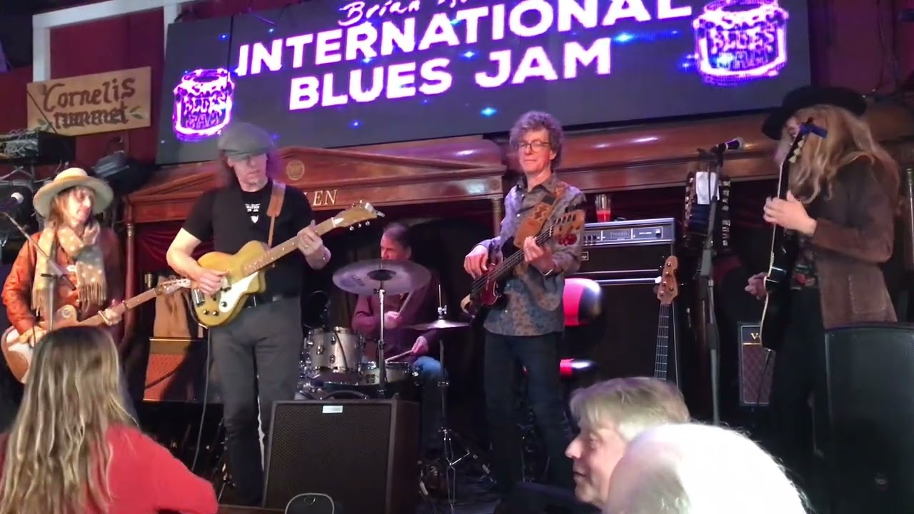 Brian Kramers bluesjam with Stevie Klasson and Maria Hänninen 11/3/23
