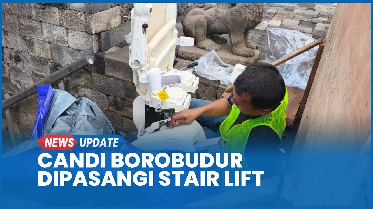 Klarifikasi Istana Candi Borobudur Dipasangi Stair Lift, Bukan untuk Prabowo?