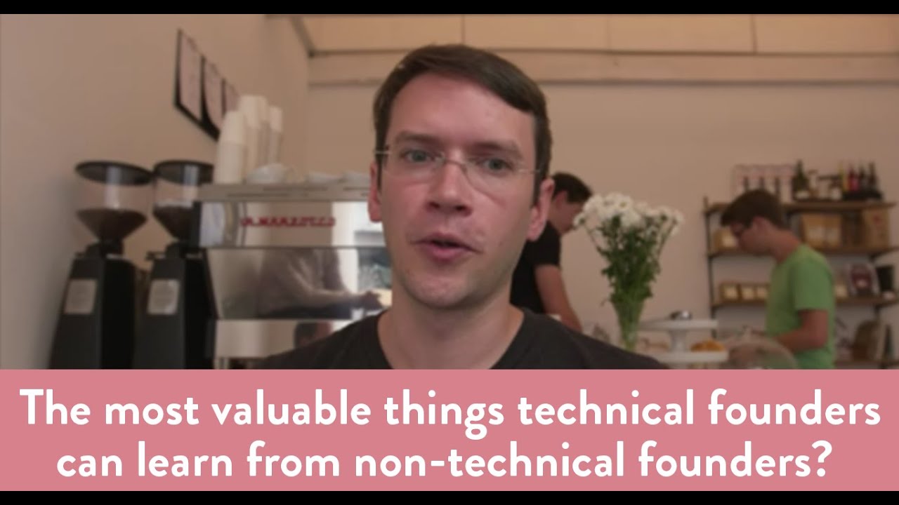 The most valuable things technical founders can learn from non technical ones? Thomas Schranz