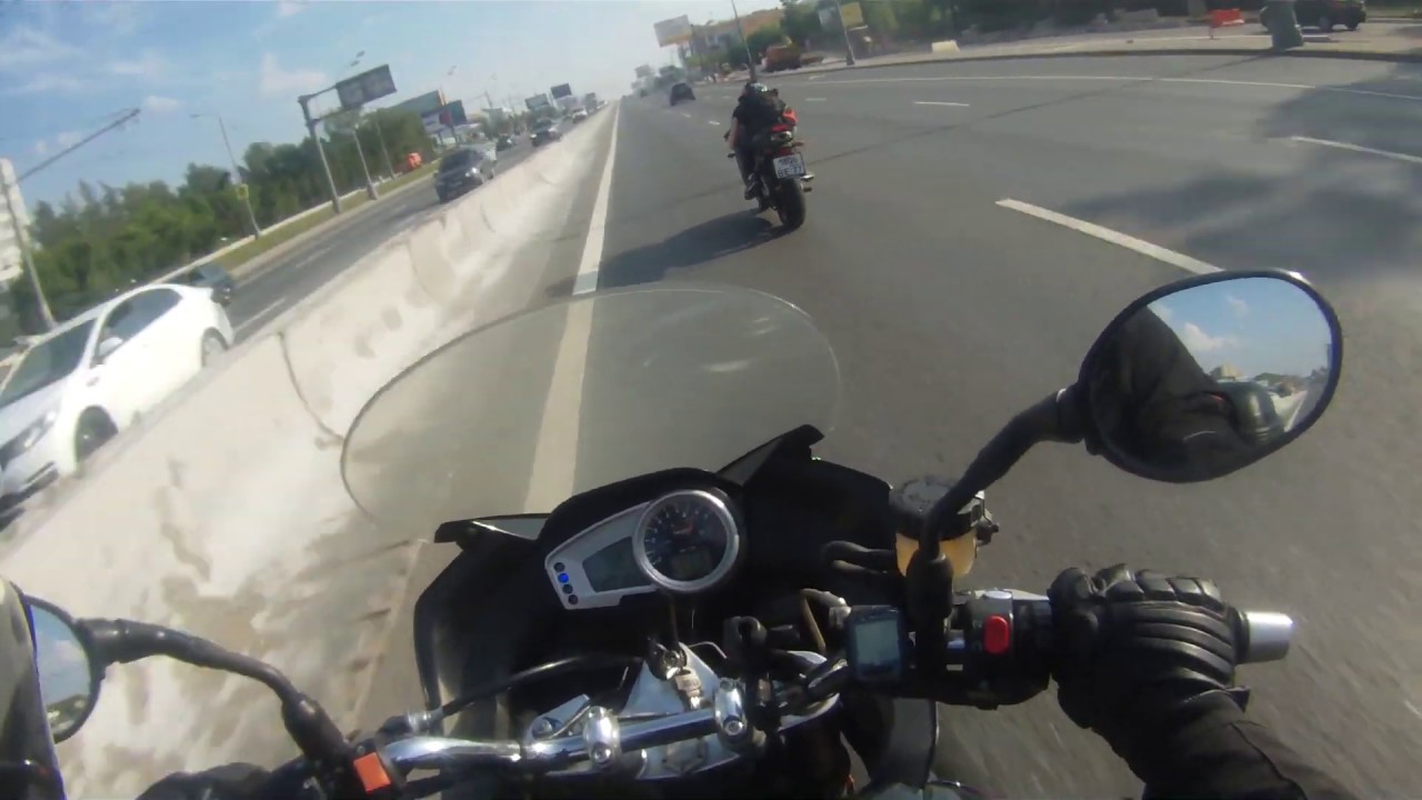 Triumph Tiger 1050 vs. Honda CBR600RR 0-180 km/h