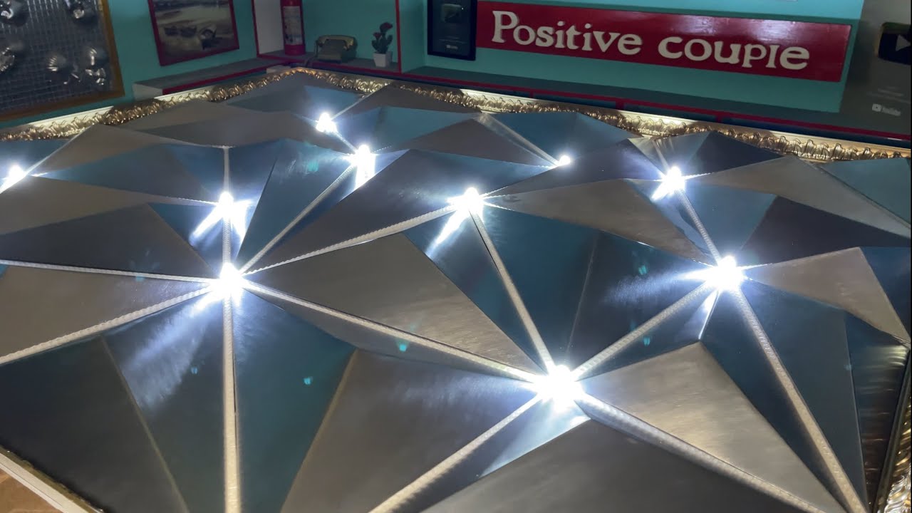 Удивительный LED потолок из нержавеющей стали