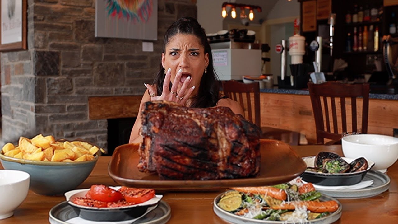 ЧЕЛЛЕНДЖ ASHVILLE STEAKHOUSE С 96-УНЦИЕВЫМ ТИБОН-СТЕЙКОМ, КОТОРЫЙ НЕ СПРАВИЛИСЬ БОЛЕЕ 50 ЧЕЛОВЕК!...