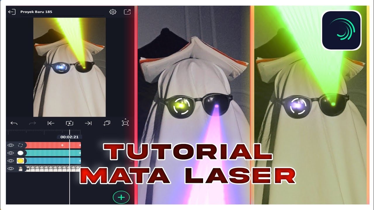 Tutorial Mata Laser Di Alight Motion
