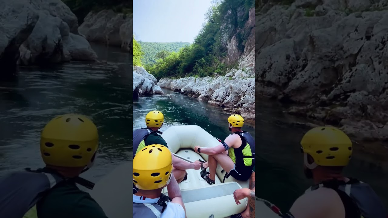 Bosnia. Rafting