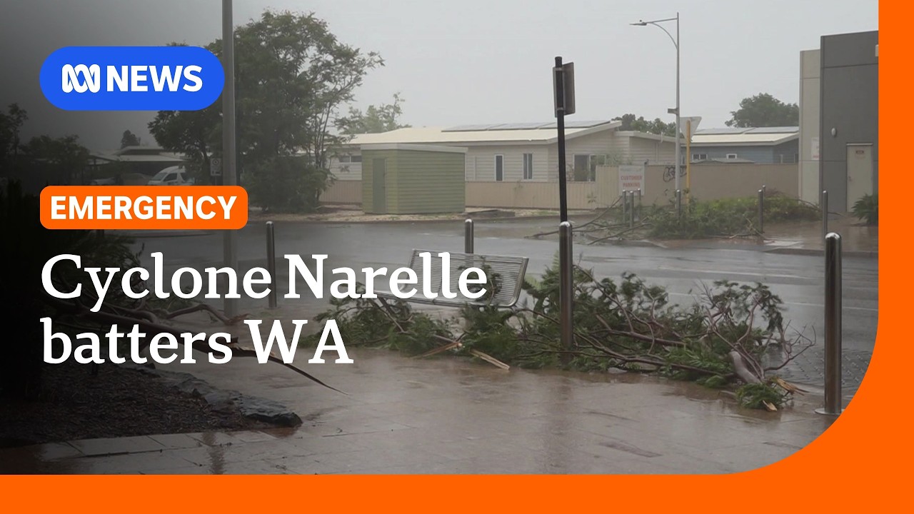 Severe Tropical Cyclone Narelle brings wild weather to WA coast | ABC NEWS