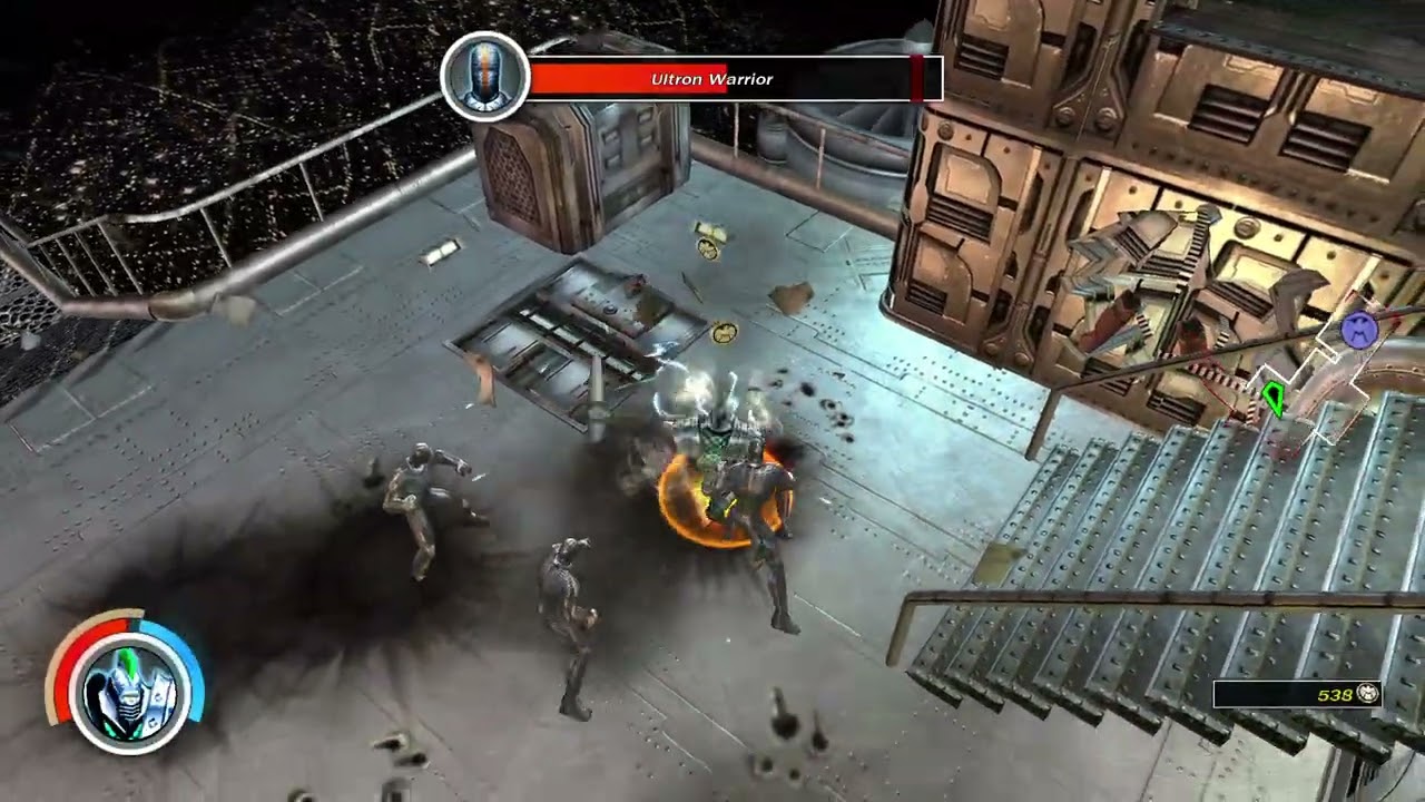 Marvel Ultimate Alliance: Atlantean Armored gameplay