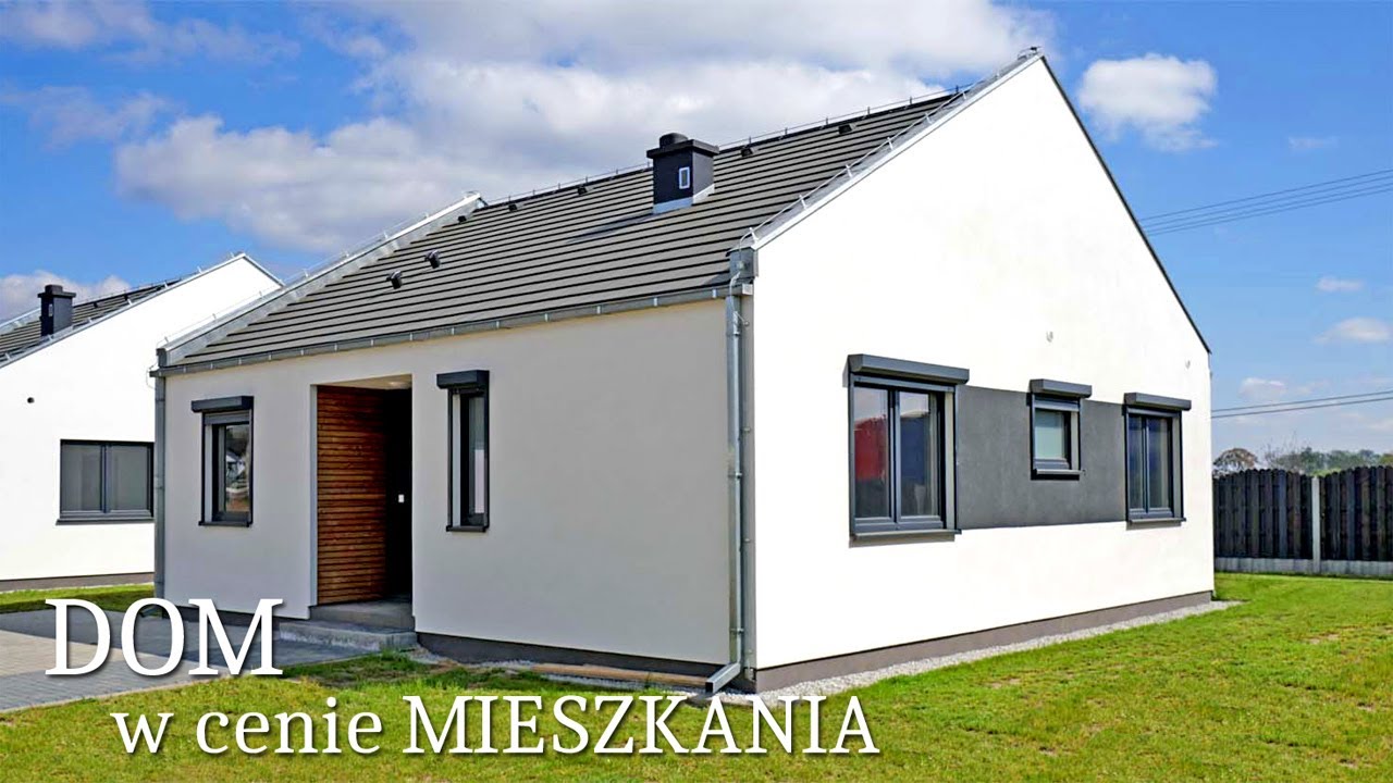 Oglądamy mały dom parterowy 92 m2 - Dom w cenie mieszkania! Ile kosztuje dom? Projekt i budowa 2019