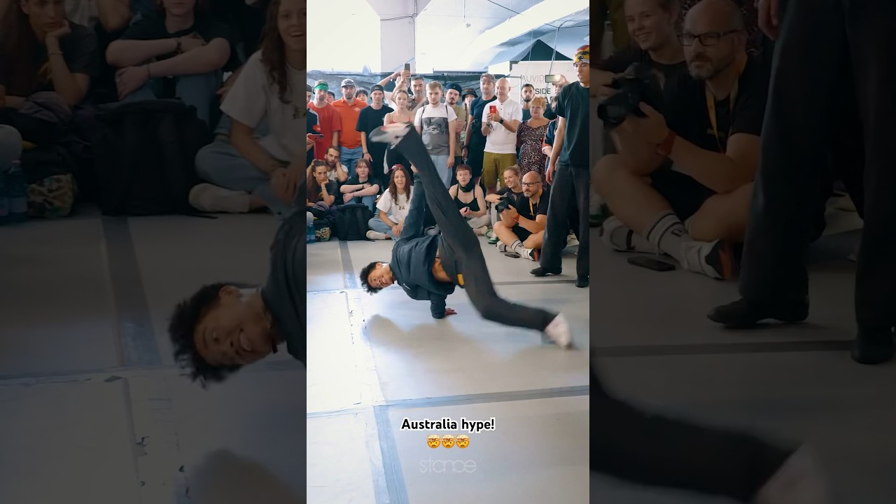 J-attack showing Australia Breaking! 😤 #breakdance #olympics #raygun #bboy
