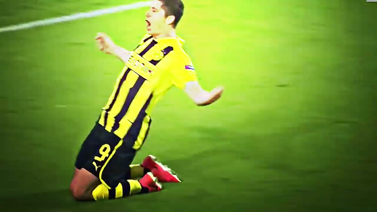 Robert Lewandowski Dortmund Vs Real Madrid 2013 Semi-finals 4k Scenepack 