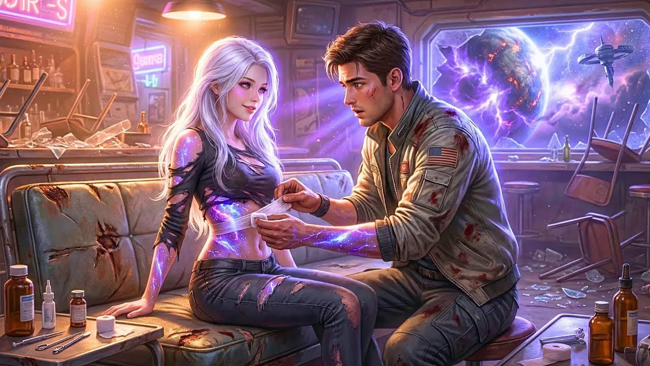 I Patched Up a Bar Fight Victim—She Smiled： You Know You're Touching the Heir to the Galactic Throne