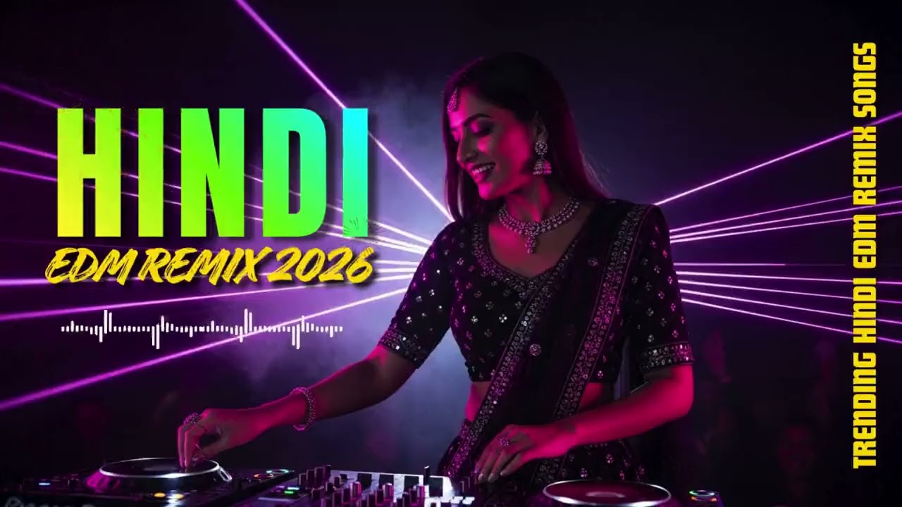 🌈 Indian EDM DJ Neon Party | Bollywood Night Glow Mix