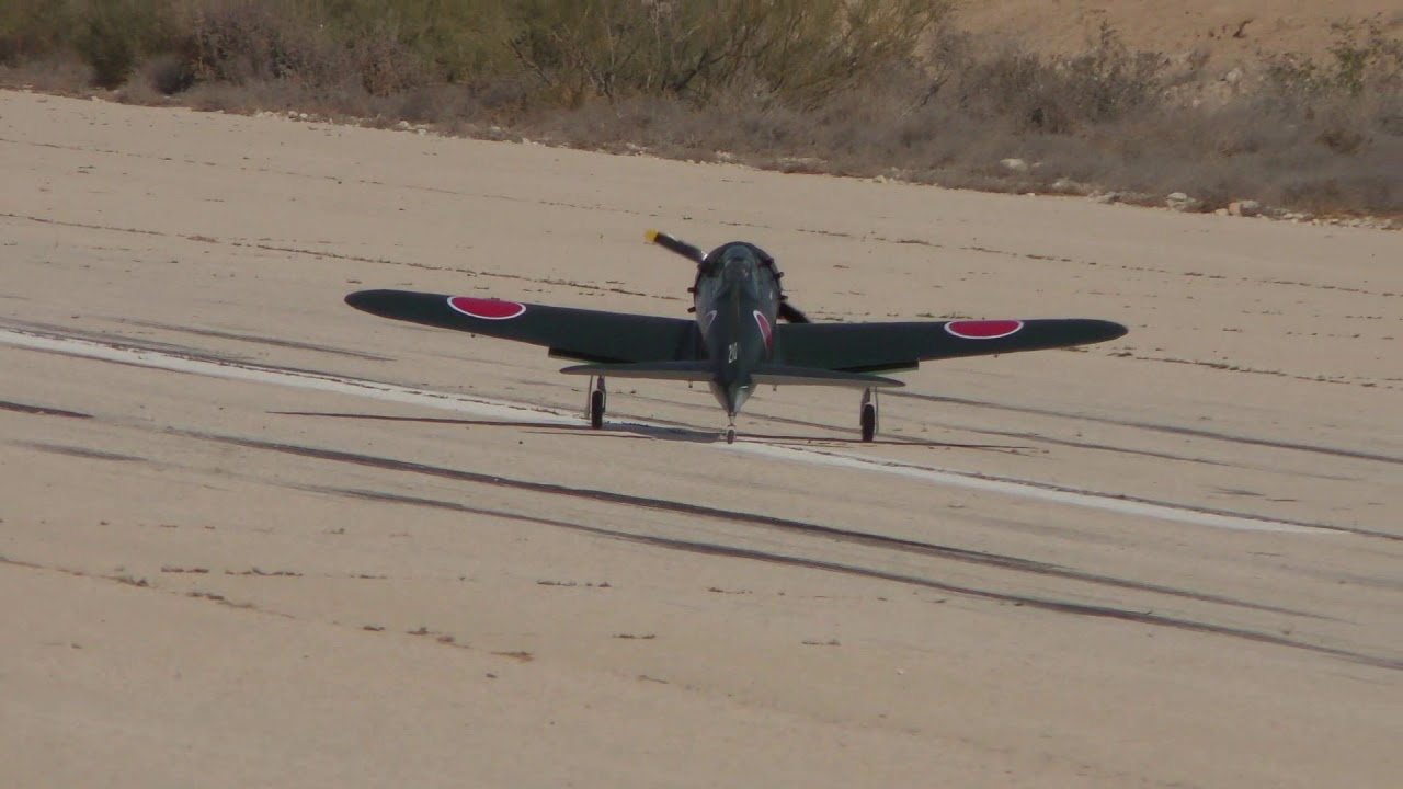 zero A6M52 from top rc with moki radial 150 pilot shaked israel