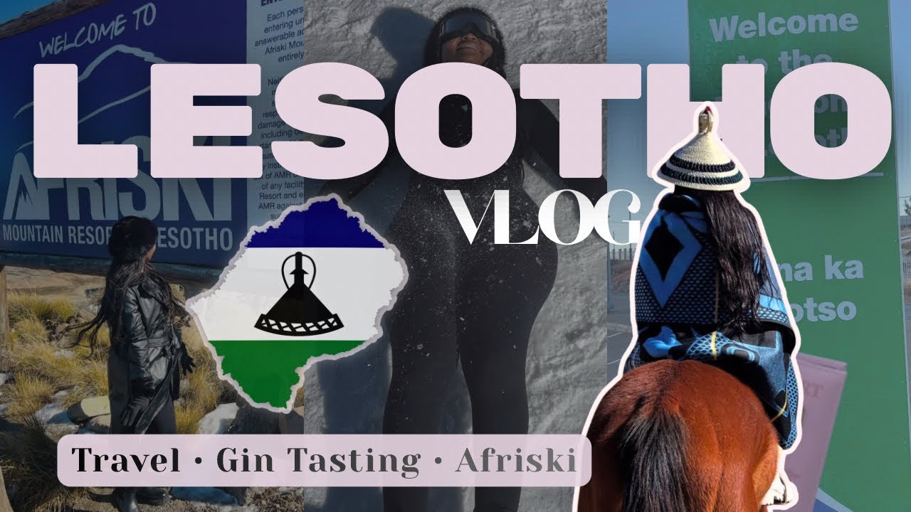 LESOTHO VLOG:🇱🇸 Travel | Gin tasting | Afriski  Horse riding | SOUTH AFRICAN YOUTUBER 🇿🇦