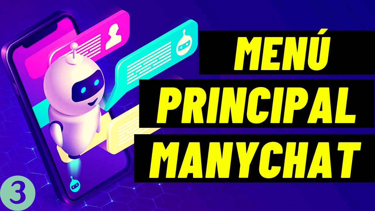 ✅ Curso de ManyChat ▶ Configurar el Men&uacute; principal de ManyChat