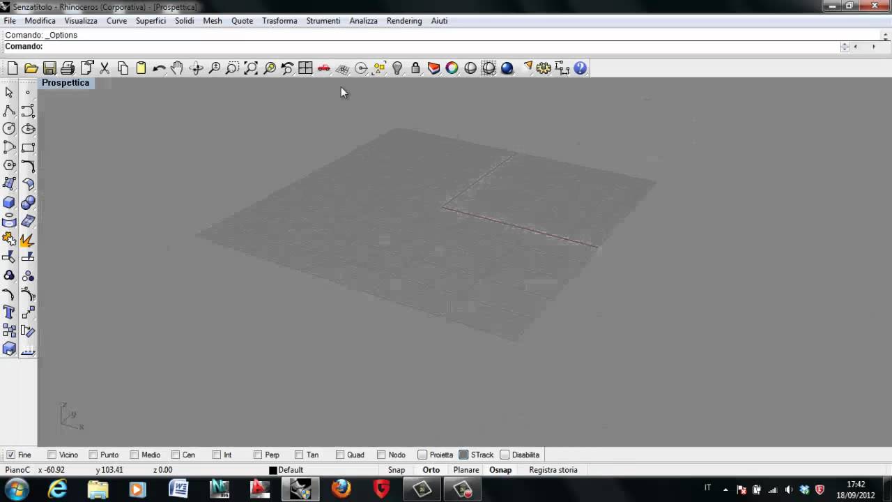 Tutorial completo Rhinoceros 01 - Interfaccia
