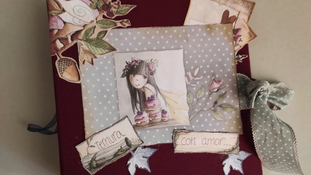 Álbum scrapbooking Susurros de Hada.