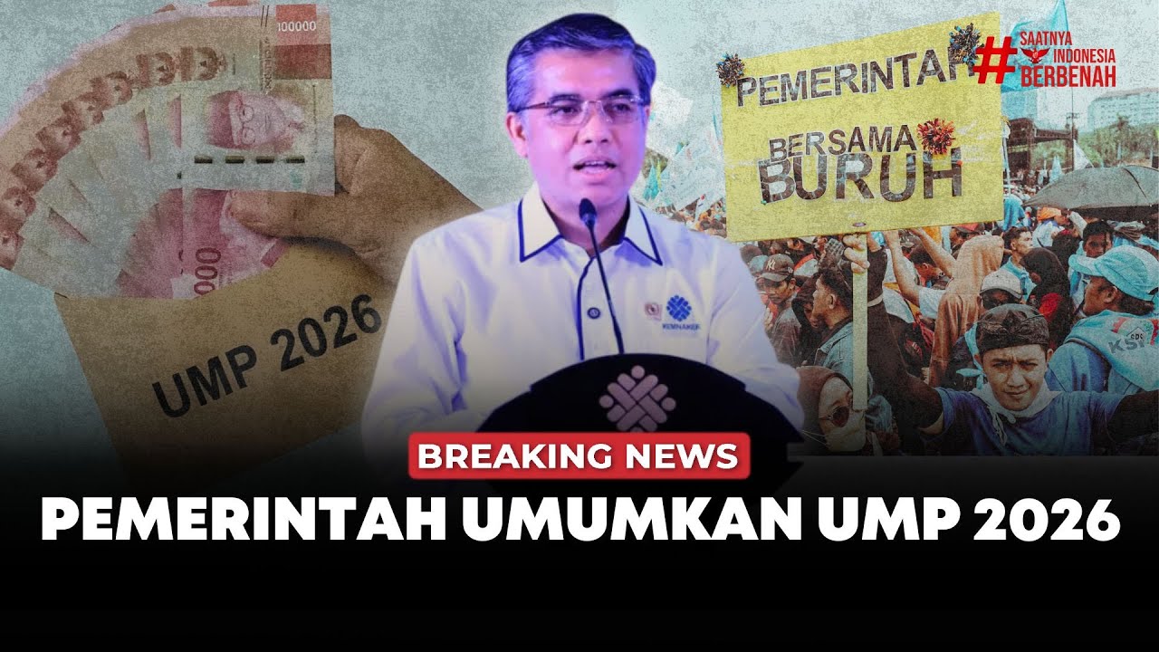🔴 Breaking News | Pemerintah Resmi Umumkan Upah Mininum Provinsi 2026