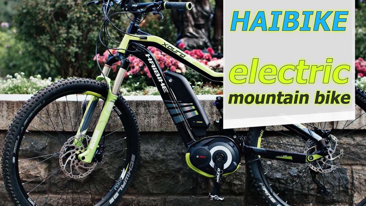 Haibike FSRX Electric Mountain Bike Video Review