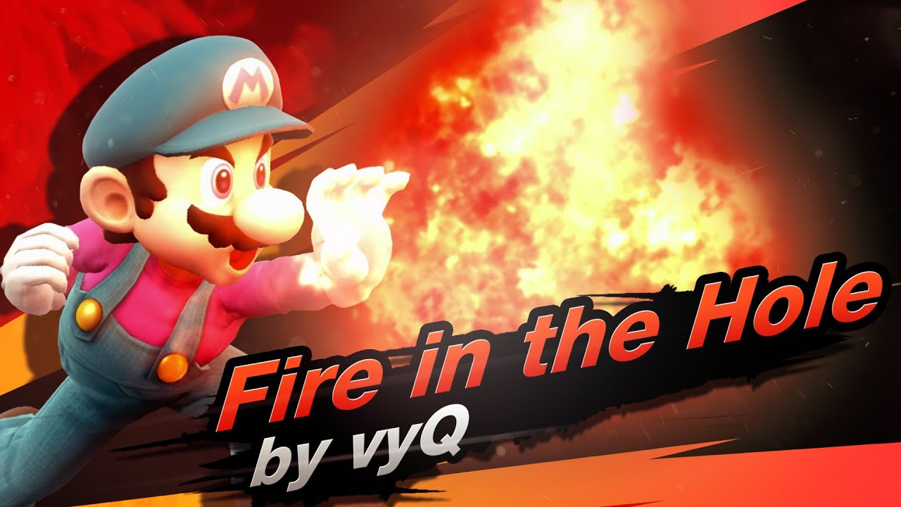 Mario Combo Video - Fire in the Hole | by vyQ - Smash 4 Wii U