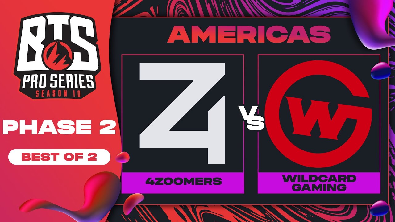 4 Zoomers vs Wildcard Game 1 - BTS Pro Series 10 AM: Phase 2 w/ KMart & ET