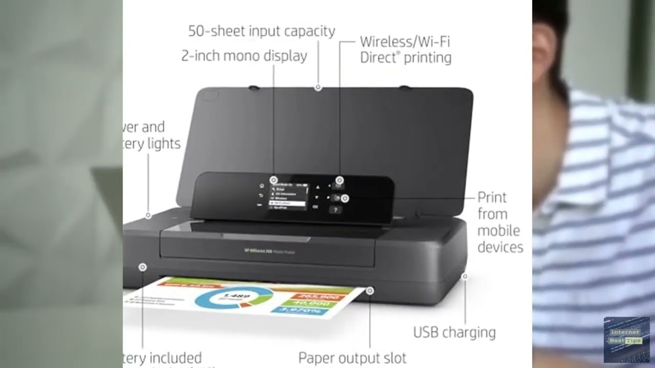 Review - HP OfficeJet 200 Wireless Mobile Printer - Black, Battery included (CZ993A)