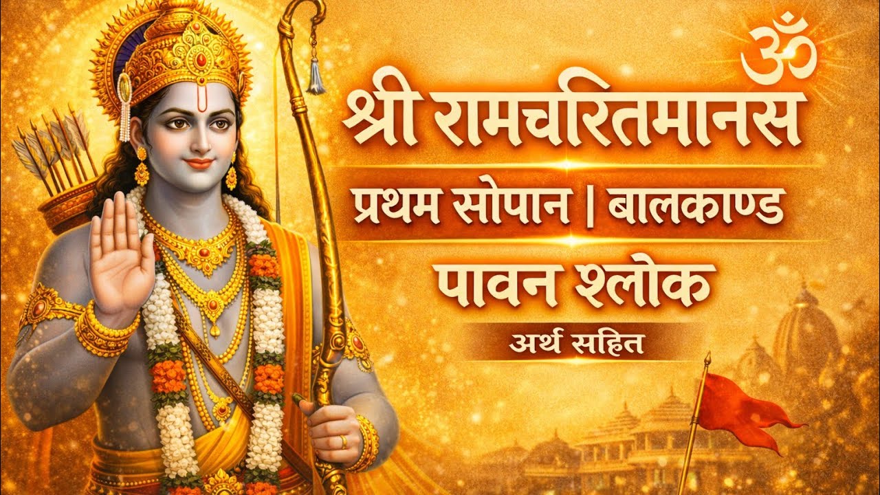 श्री रामचरितमानस | बालकाण्ड प्रथम सोपान श्लोक | गोस्वामी तुलसीदास | Ramcharitmanas Bal Kand