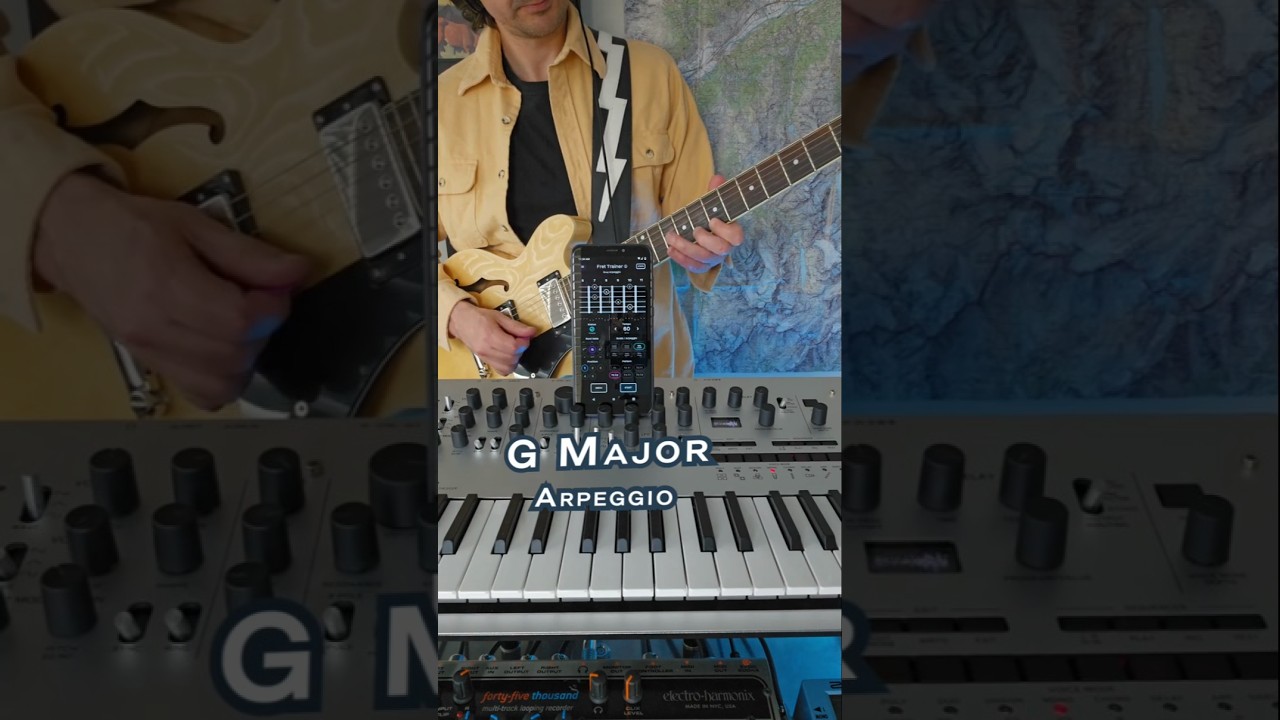 Arpeggio guitar challenge 🎸 how fast can you play this? #guitarchallenge #arpeggios #learnguitar