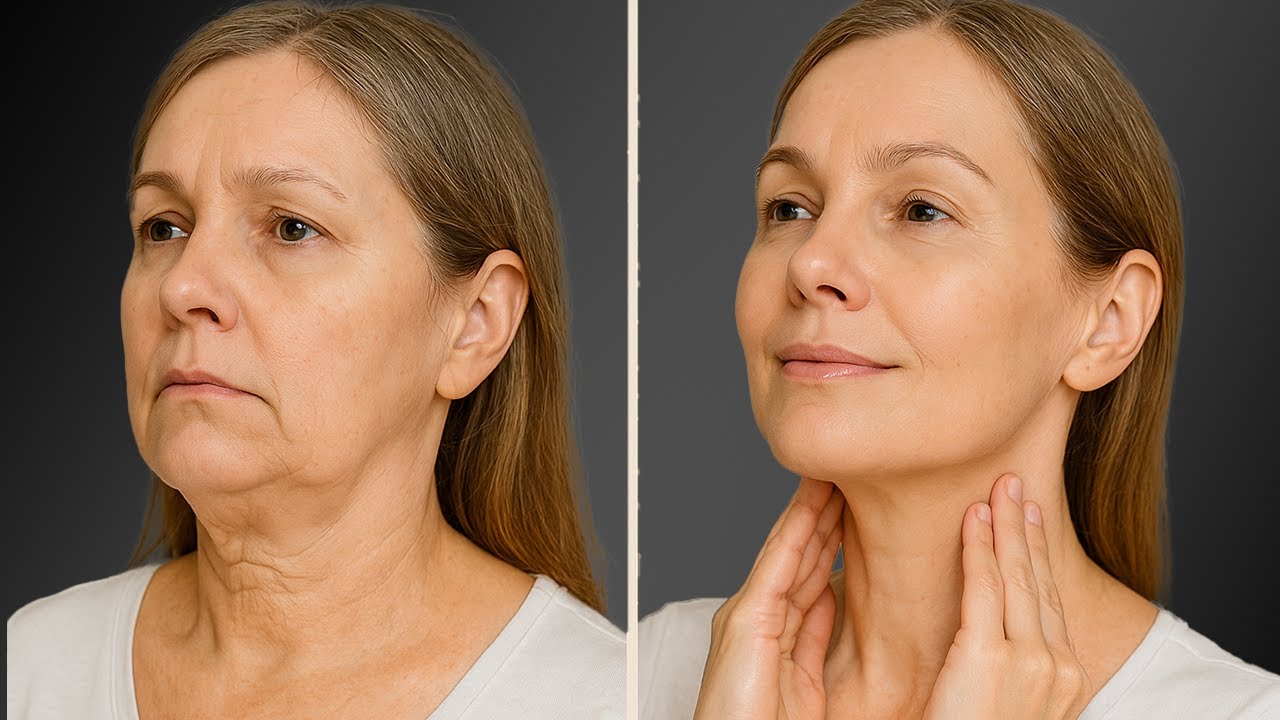 Diese Massage verändert alles – Ihr Hals vorne wirkt sofort straffer!