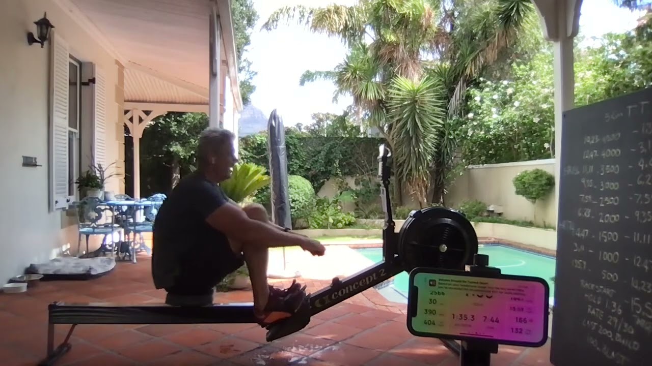 5000m Erg Row 18 March 2023 - time 15:55 - New WR 50 to 59y/o. Previous record 16:11 by Andy Benko