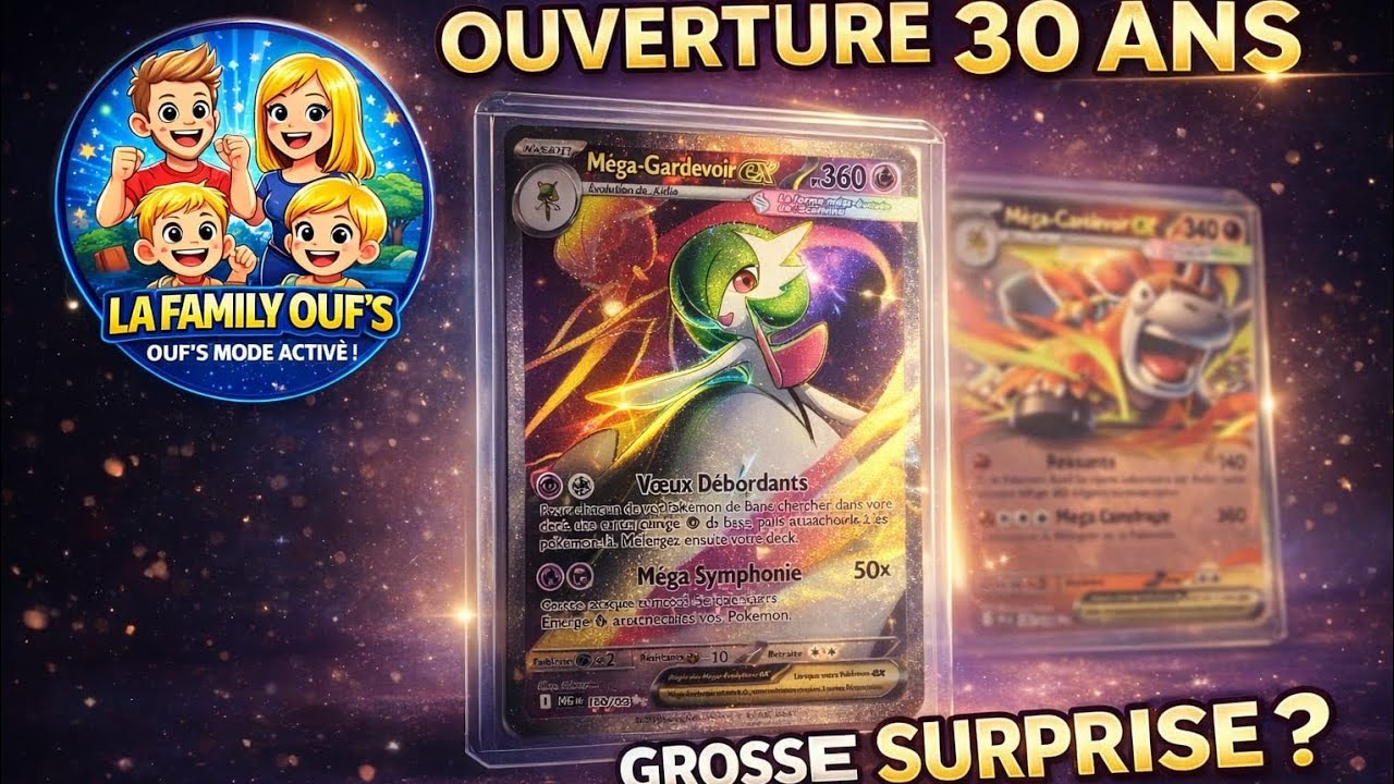 LE MEILLEUR HIT 😱💎 ON OUVRE 2PACKS POKÉMON 30 ANS #pokemon 