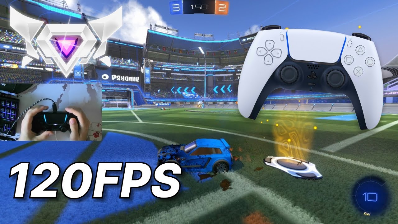 PS5 Slim ASMR 😴 Rocket League Ranked🏆 Satisfying 120 FPS 4K