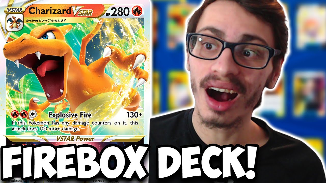 FIRE Is GOOD AGAIN! Charizard VSTAR Deck! W/Entei & Moltres! Brilliant Stars PTCGO
