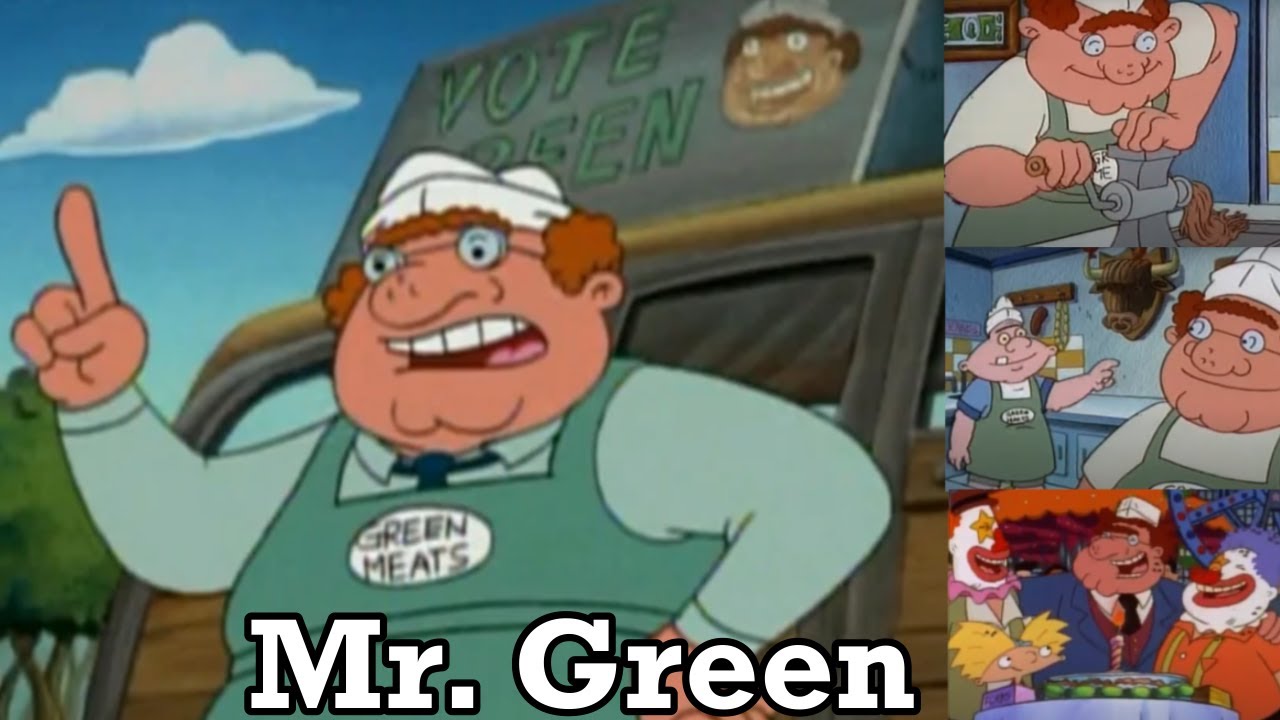 Hey Arnold! Mr. Green Character Analysis - The TOUGHEST Butcher & Politician in Hillwood🏛️[E.51]