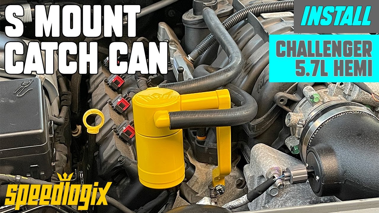 Speedlogix Oil Catch Can Install on Challenger 5.7L Hemi