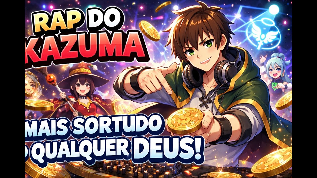 🔥 NEET COM SORTE | Rap do Kazuma (KonoSuba) 🔥
